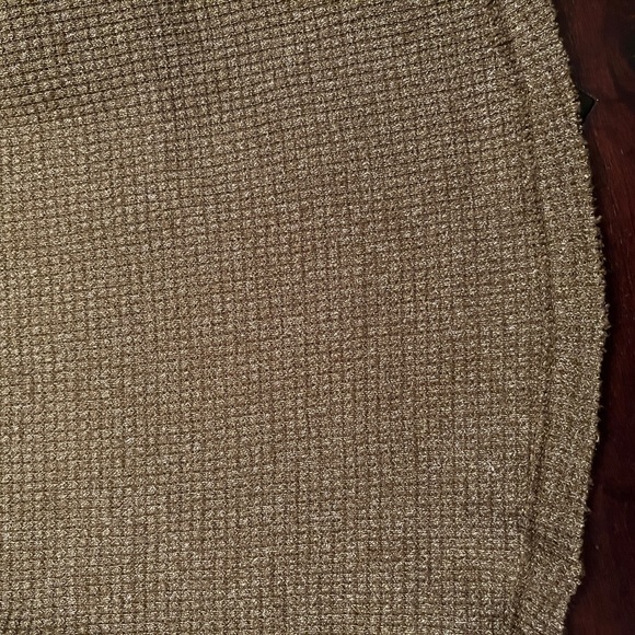 We The Free by Free People Thermal Top with Scarf Panel Peasant Sleeves - Picture 8 of 11